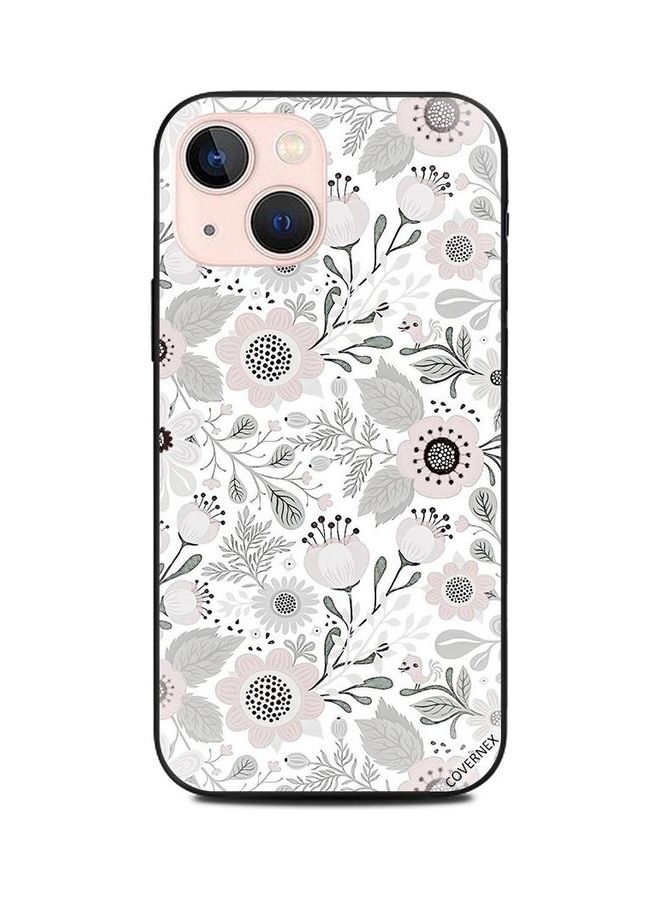 كوفرنيكس غطاء حماية واقٍ بتصميم زهور لهاتف أبل آيفون 13 ميني متعدد الألوان - Image 1