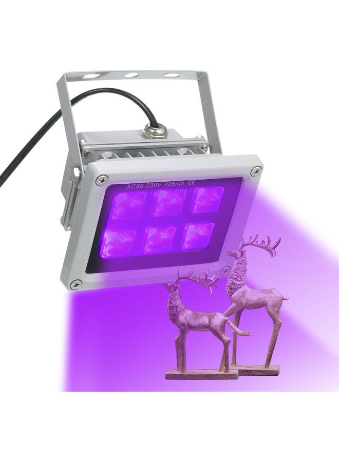 Solidify Photosensitive 6 bulbs Ultraviolet Resin Curing Light for 3D Printer Purple 13.00 x 10.00 x 10.00cm