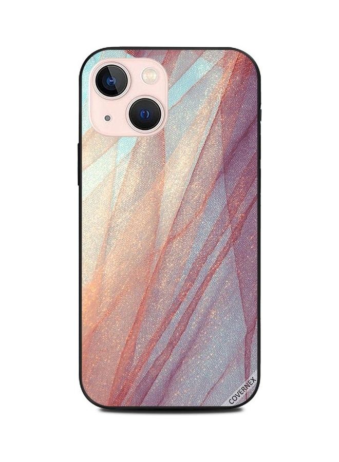 كوفرنيكس غطاء حماية واقٍ بتصميم على شكل قماش لامع لهاتف أبل آيفون 13 ميني متعدد الألوان - Image 1
