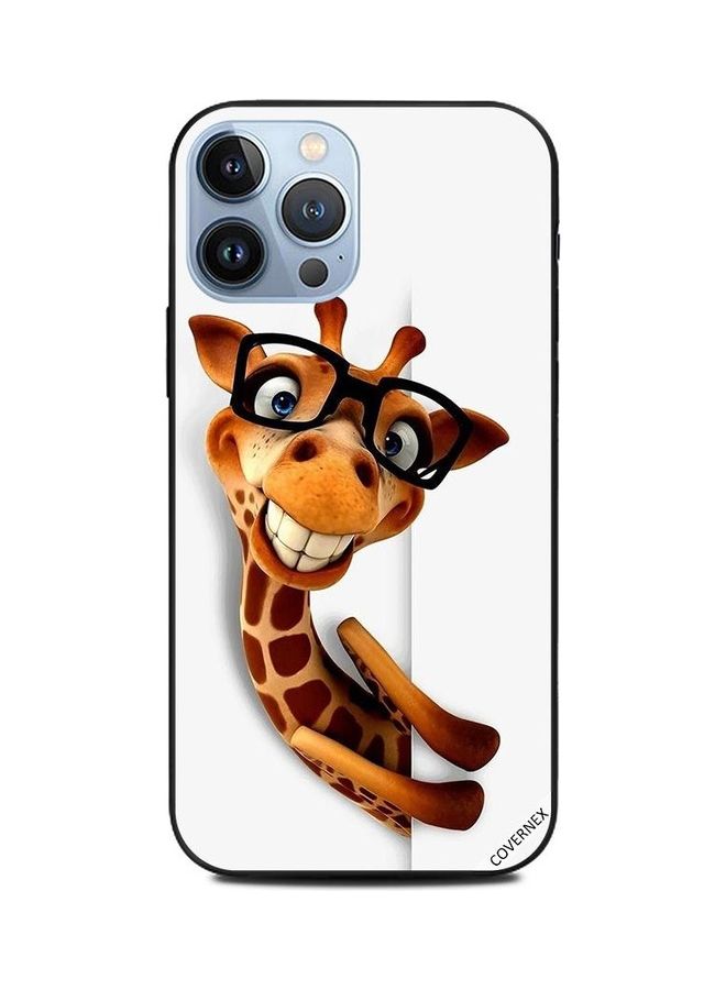 Covernex Cute Giraf Printed Protective Case Cover For Apple iPhone 13 Pro Max Multicolour - Image 1