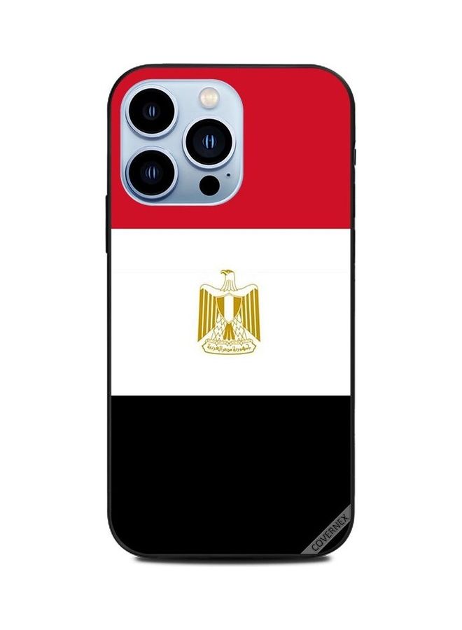 Covernex Egypt Flag Printed Protective Case Cover For Apple iPhone 13 Pro Multicolour - Image 1
