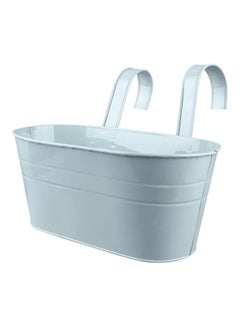 AIWANTO 3-Piece Hanging Flower Metal Pots Multicolour 21.5cm  - Image 4