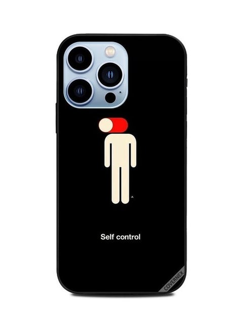 Self Control Printed Protective Case Cover For Apple iPhone 13 Pro Multicolour