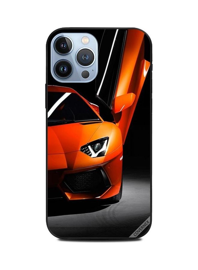 Covernex Apple iPhone 13 Pro Max Protective Case Cover Printed Featuring Orange Avantador DESIGN_0329 - Image 1