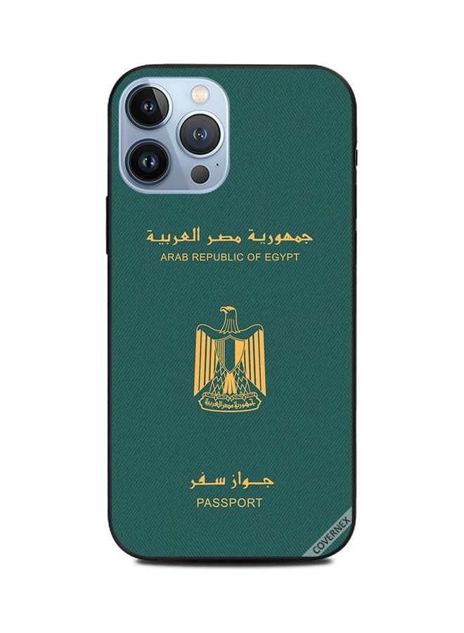 Covernex Egypt Passport Printed Protective Case Cover For Apple iPhone 13 Pro Max Multicolour - Image 1