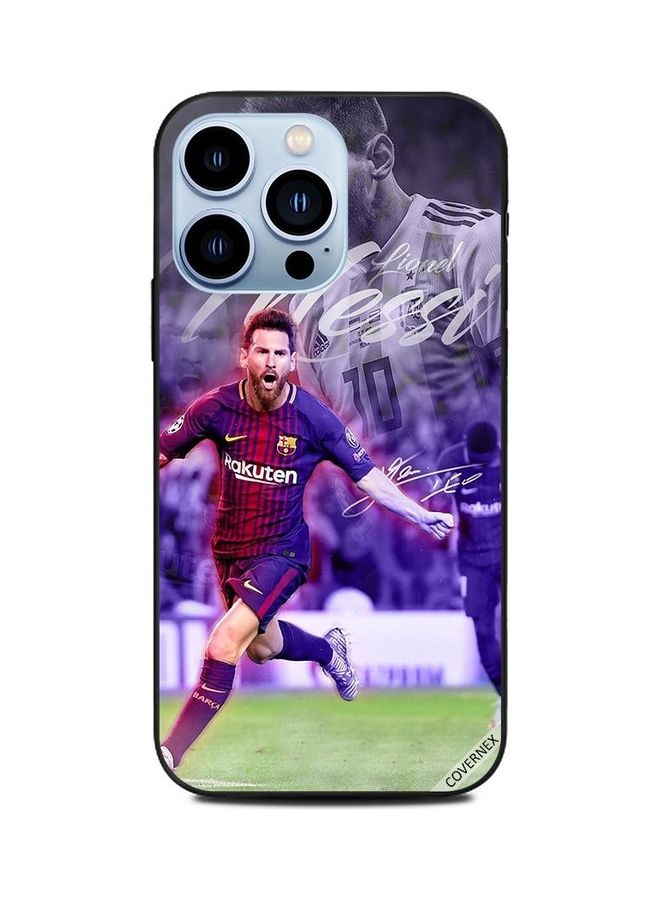 Covernex Messi The King Printed Protective Case Cover For Apple iPhone 13 Pro Multicolour  - Image 1