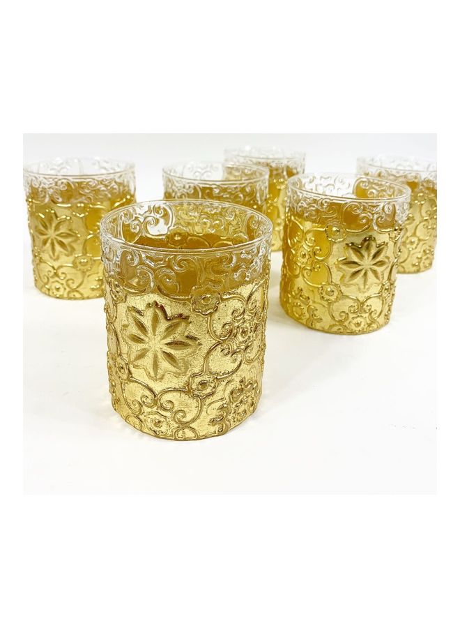 اي في في كوب ماء أرابيسك ذهبي - Image 2