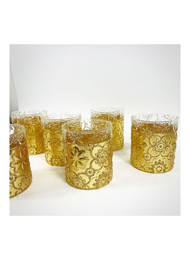 اي في في كوب ماء أرابيسك ذهبي - Image 3