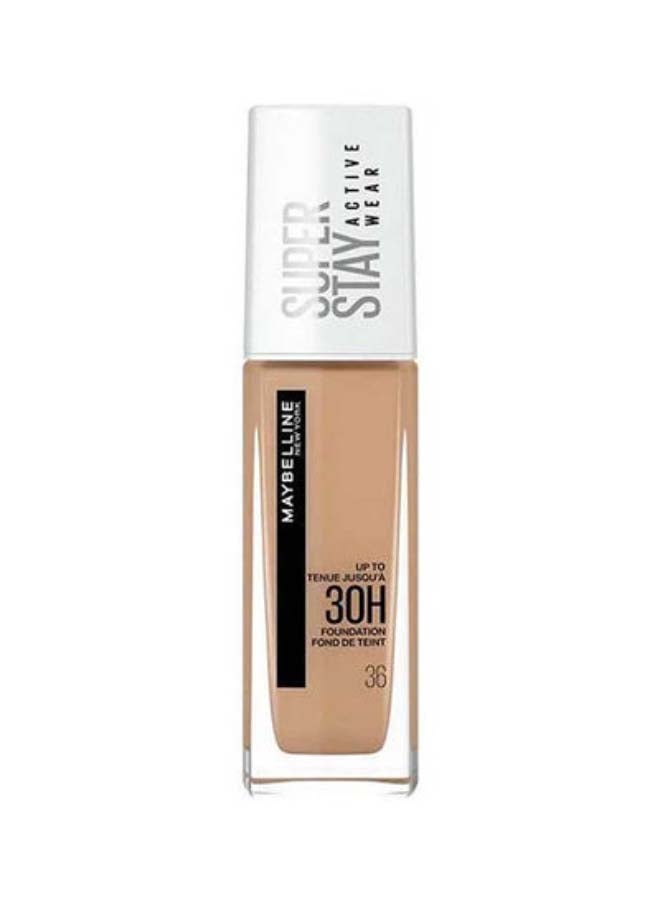 MAYBELLINE NEW YORK Superstay Active Wear 30H Foundation 36 Warm Sun Nude Ensoleille - Image 1