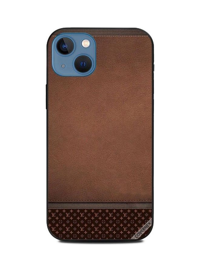 كوفرنيكس غطاء حماية واقٍ بتصميم بنمط جلدي لهاتف أبل آيفون 13 متعدد الألوان - Image 1