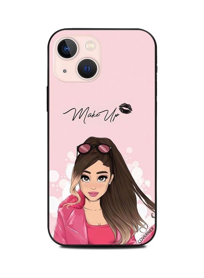 كوفرنيكس غطاء حماية واقٍ بطبعة بتصميم فتاة لطيفة وعبارة "Cute Girl" لهاتف أبل آيفون 13 ميني متعدد الألوان - Image 1