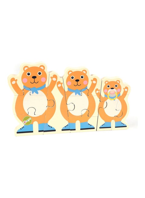 Oops - Dual-Step Puzzle Bear 23cm