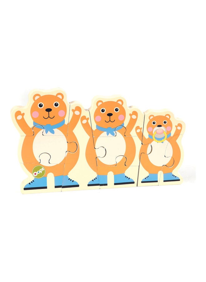 Oops! Oops - Dual-Step Puzzle Bear 23cm  - Image 1
