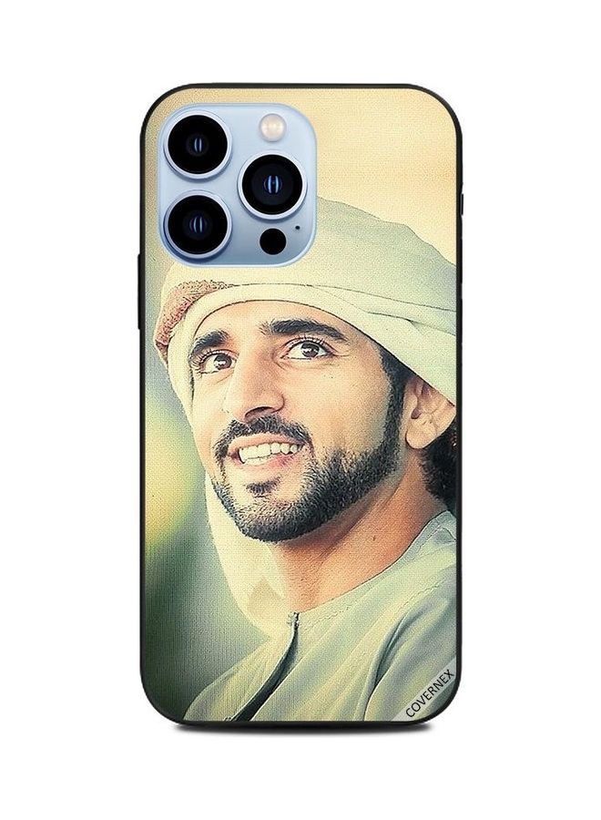 Covernex Apple iPhone 13 Pro Protective Case Cover Printed Featuring Shiekh Hamdan Smiling DESIGN_0367 - Image 1