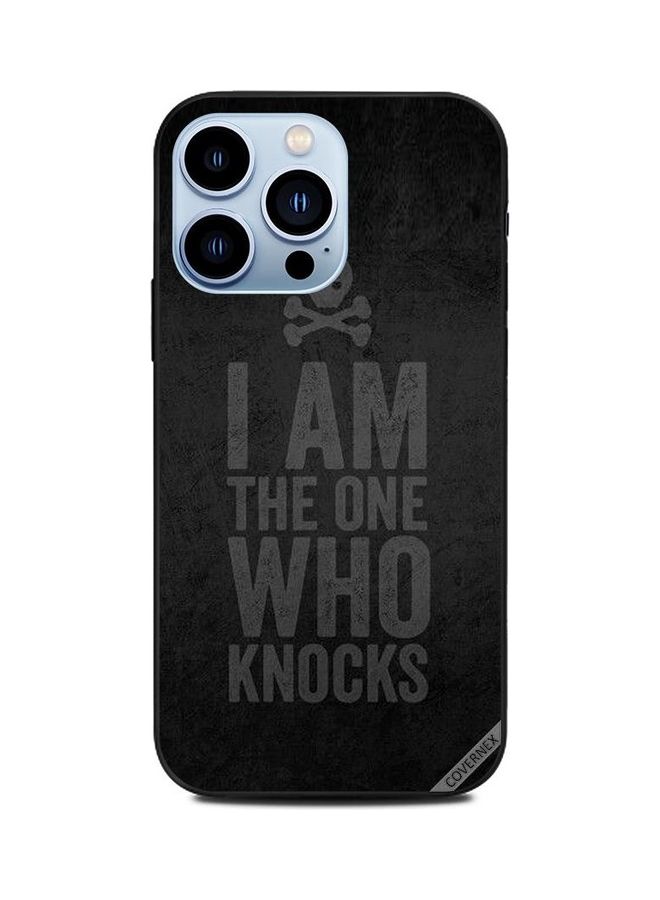 Covernex - I Am The One Who Knocks Head Printed Protective Case Cover For Apple iPhone 13 Pro Multicolour - Image 1