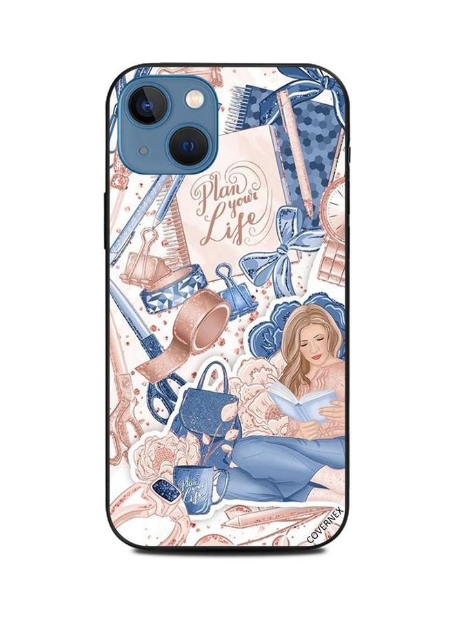 كوفرنيكس غطاء حماية واقٍ بطبعة عبارة "Plan Your Life" لأبل آيفون 13 متعدد الألوان - Image 1