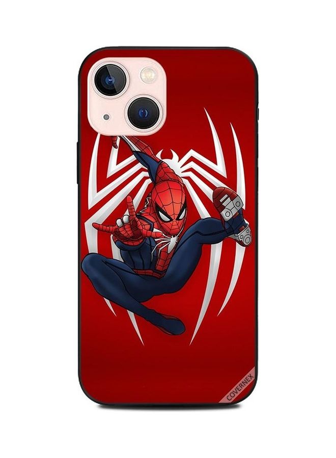 كوفرنيكس غطاء حماية واقٍ بطبعة صورة شخصية سبايدرمان لهاتف أبل آيفون 13 ميني متعدد الألوان - Image 1