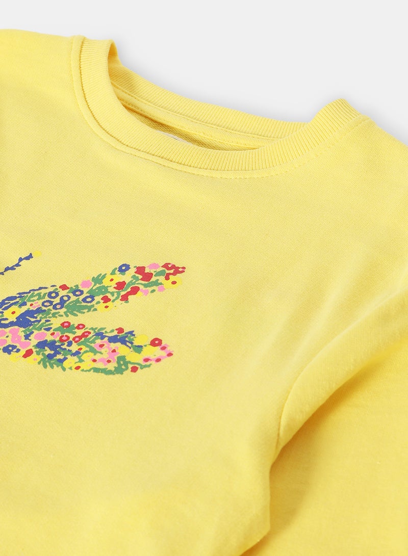 NEON - Girls Sweatshirt Prime Rose Yellow - Image 1