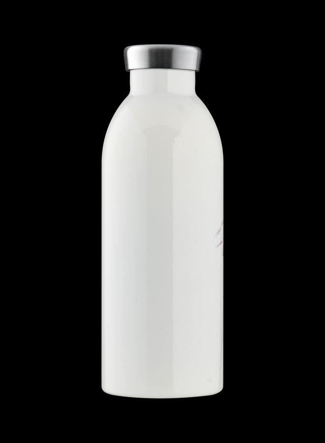24Bottles - Love Song Clima Double Walled Insulated Stainless Steel Water Bottle White 7.3 x 20.5cm - Image 1