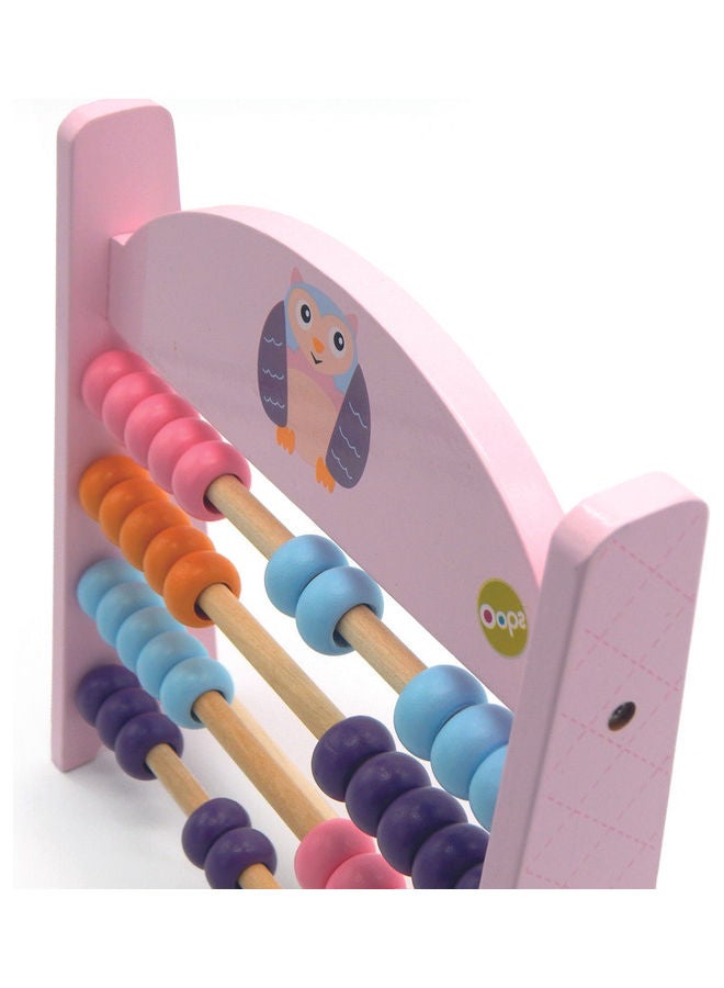Oops! Count with me Wooden Colourful Abacus Owl Toy For Kids 20cm - Image 5