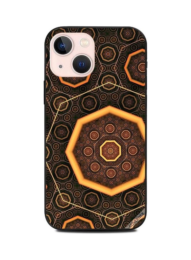 كوفرنيكس غطاء حماية واقٍ بطبعة بتصميم سداسي الشكل لهاتف أبل آيفون 13 ميني متعدد الألوان - Image 1