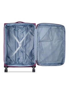 DELSEY Maringa Lightweight Large Check inLuggage Trolley 71cm 4DW Purple  - Image 2