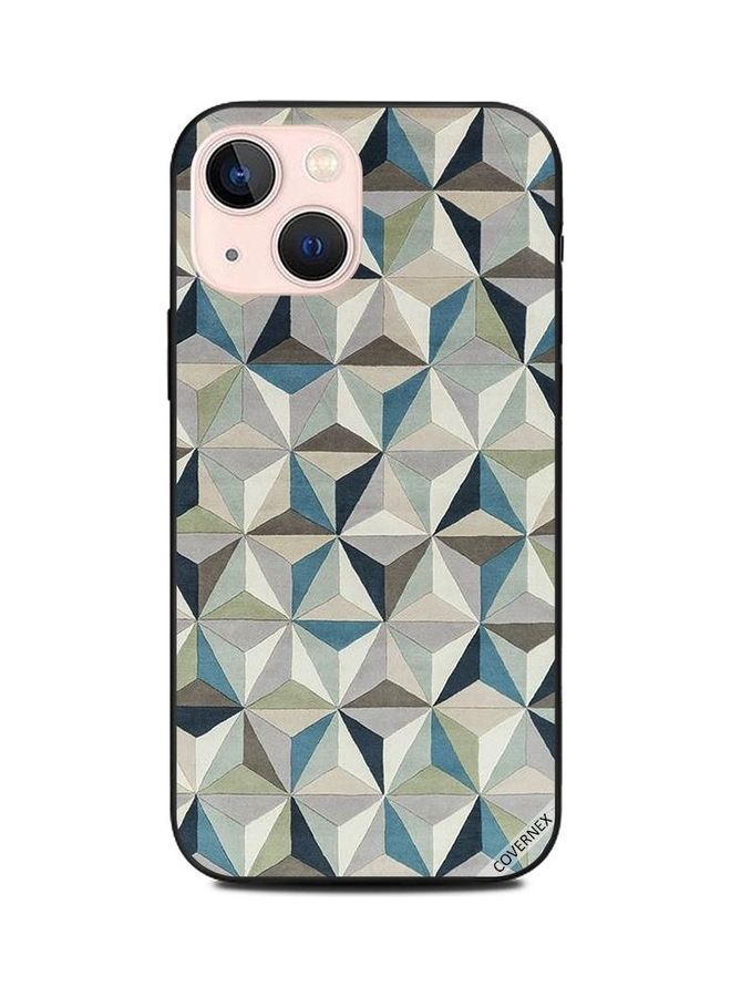 كوفرنيكس غطاء حماية واقٍ بتصميم طبعات ماسية لهاتف أبل آيفون 13 ميني متعدد الألوان - Image 1