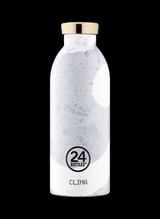 Clima Double Walled Insulated Stainless Steel Water Bottle White 7.3 x 20.5cm - v1632753172/N51062049A_1