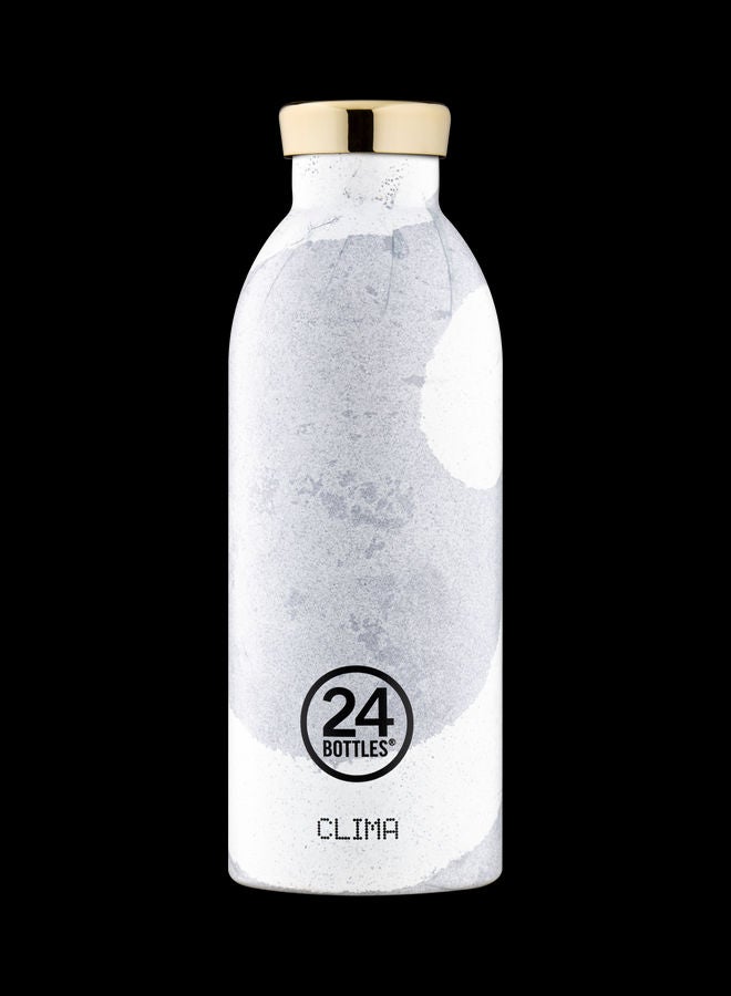 24Bottles - Clima Double Walled Insulated Stainless Steel Water Bottle White 7.3 x 20.5cm - Image 1