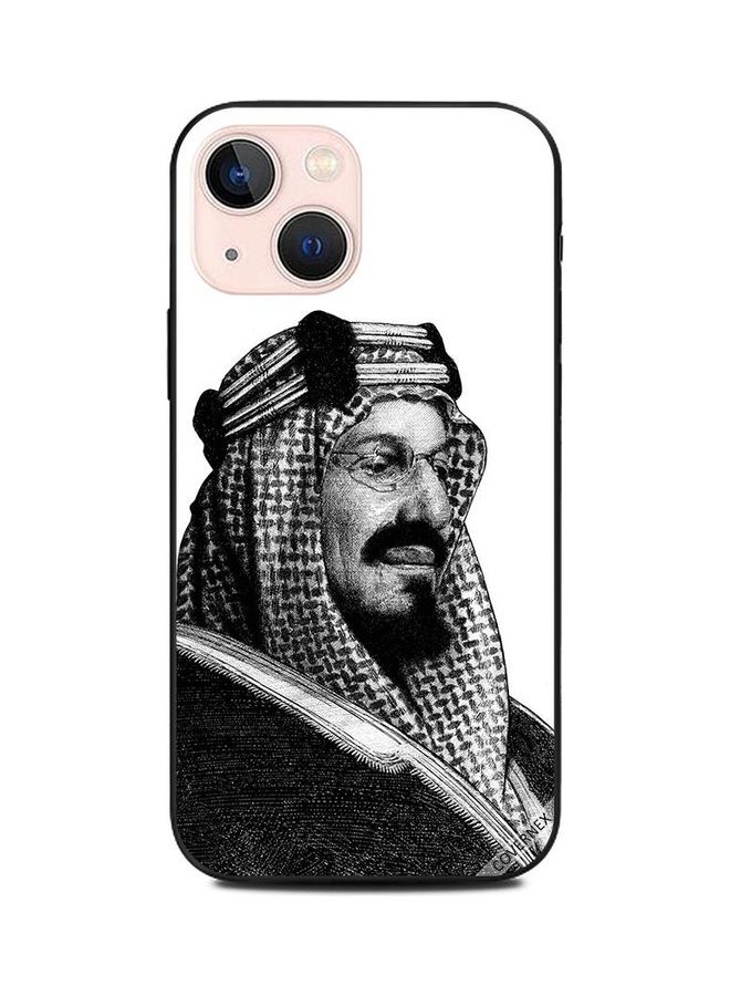 Covernex Protective Case Cover for Apple iPhone 13 Mini King Ibn Saud Vintage Photo Art - Image 1