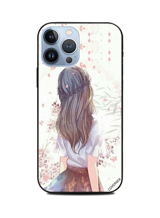 Covernex Cute Girl In Deep Thinking Printed Protective Case Cover For Apple iPhone 13 Pro Max Multicolour - Image 1
