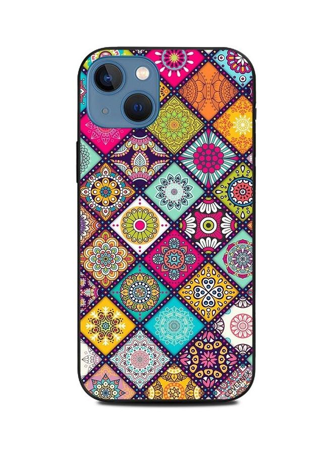 كوفرنيكس غطاء حماية واقٍ بطبعة لوحة رسم تجريدي لهاتف أبل آيفون 13 متعدد الألوان - Image 1