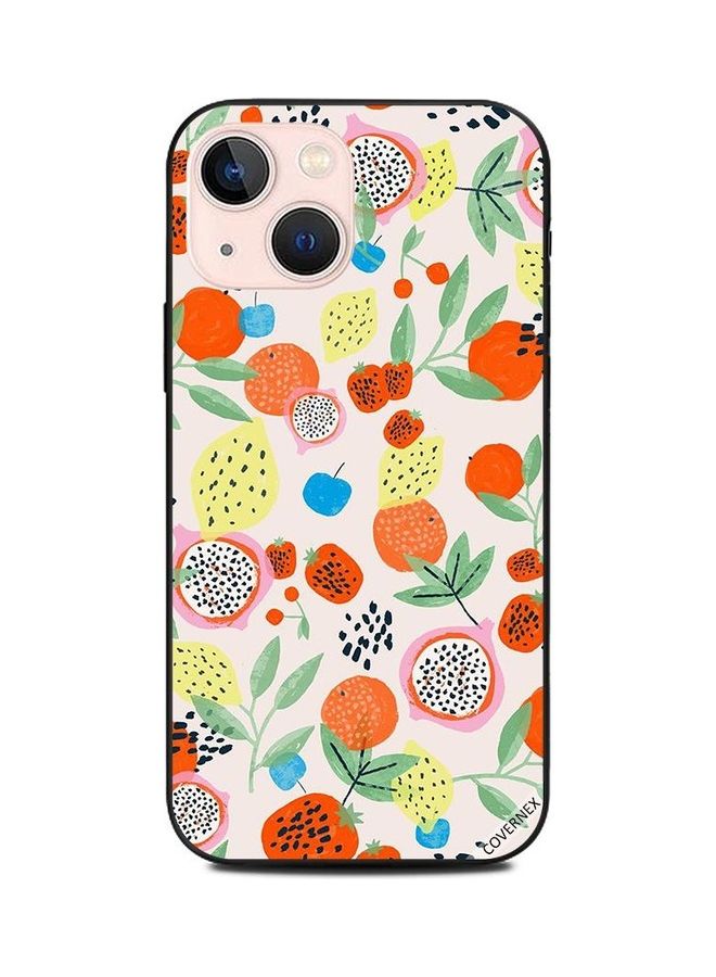 كوفرنيكس غطاء حماية واقٍ لهاتف أبل آيفون 13 ميني بطبعة زهور وفواكه - Image 1