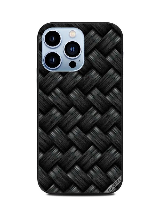 Covernex Protective Case Cover for Apple iPhone 13 Pro DCP Black Strips Pattern copy - Image 1