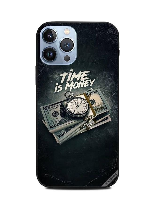Covernex Apple iPhone 13 Pro Max Protective Case Cover Printed Featuring Time Is Money DESIGN_1945 - Image 1