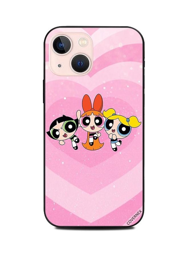 كوفرنيكس غطاء حماية واقٍ بطبعة بتصميم صورة فتيات القوة لهاتف أبل آيفون 13 ميني متعدد الألوان - Image 1