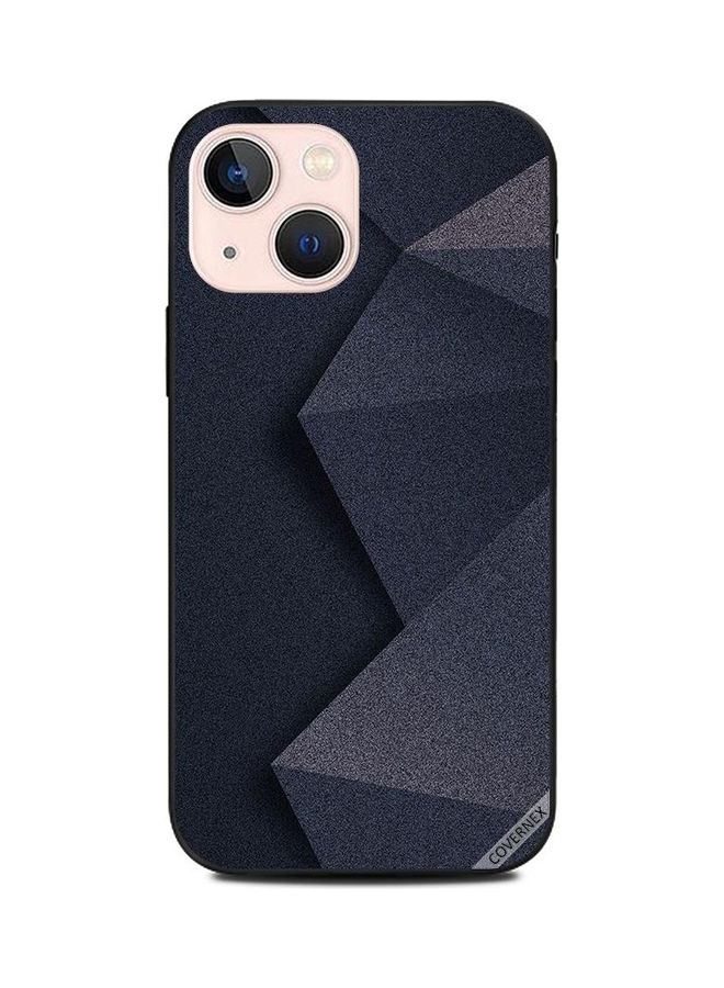 Covernex Apple iPhone 13 Mini Protective Case Cover Printed Featuring Black Pyramid Glitters Pattern DESIGN_1460 - Image 1
