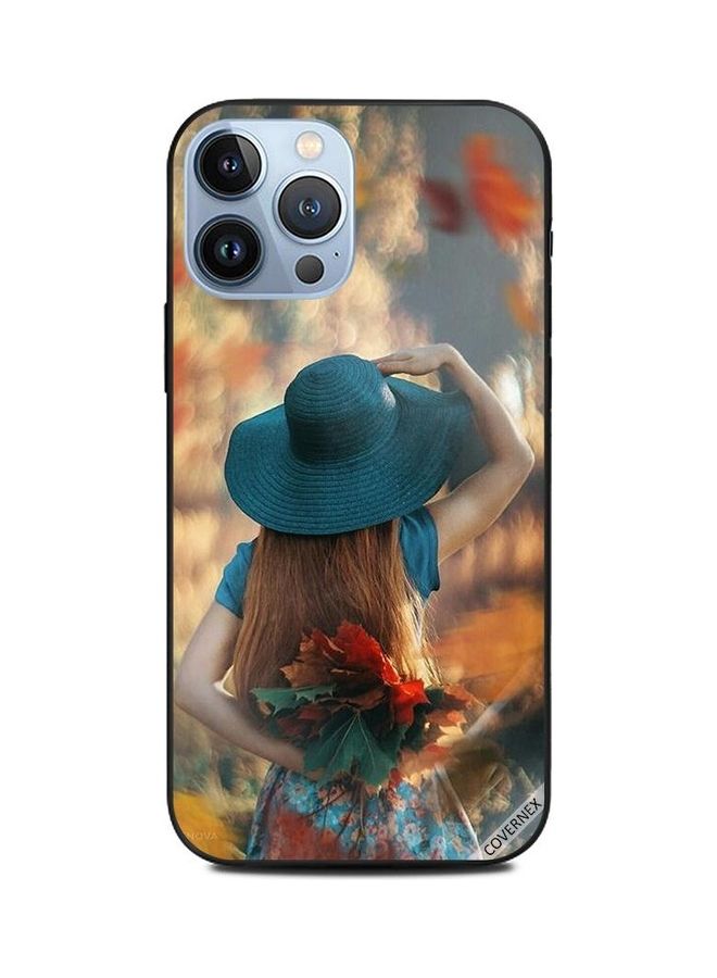 Covernex Protective Case Cover For Apple iPhone 13 Pro Max Hat Girl Hiding Love Leaves - Image 1