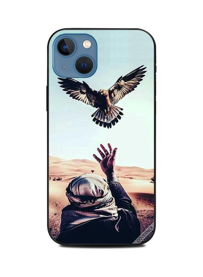 Covernex Apple iPhone 13 Protective Case Cover Printed Featuring Eagle Is Coming Back To Hand DESIGN_0339 - Image 1