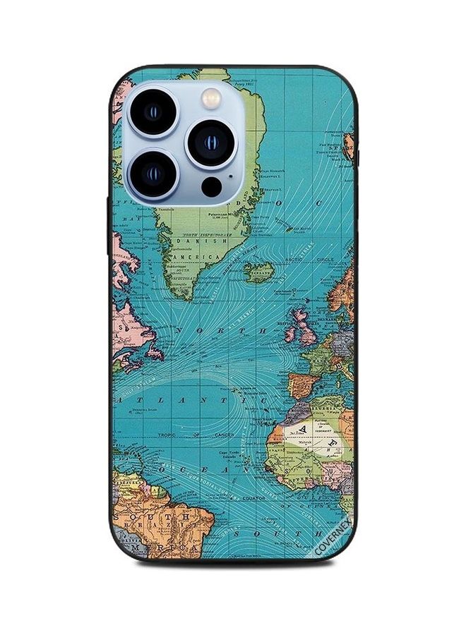 كوفرنيكس غطاء حماية واقٍ لهاتف أبل آيفون 13 برو خريطة العالم - Image 1