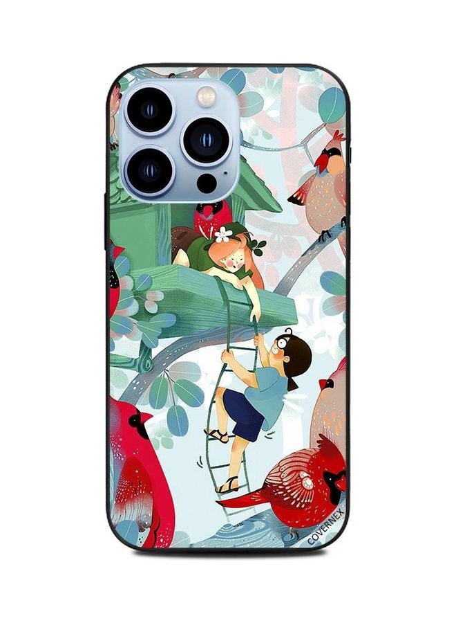 Covernex Protective Case Cover for Apple iPhone 13 Pro Kids Playing On Tree House - Image 1