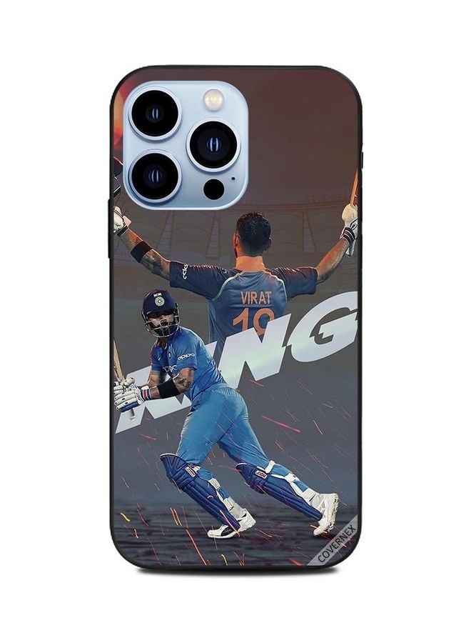Covernex Apple iPhone 13 Pro Protective Case Cover Printed Featuring Virat The King DESIGN_2104 - Image 1