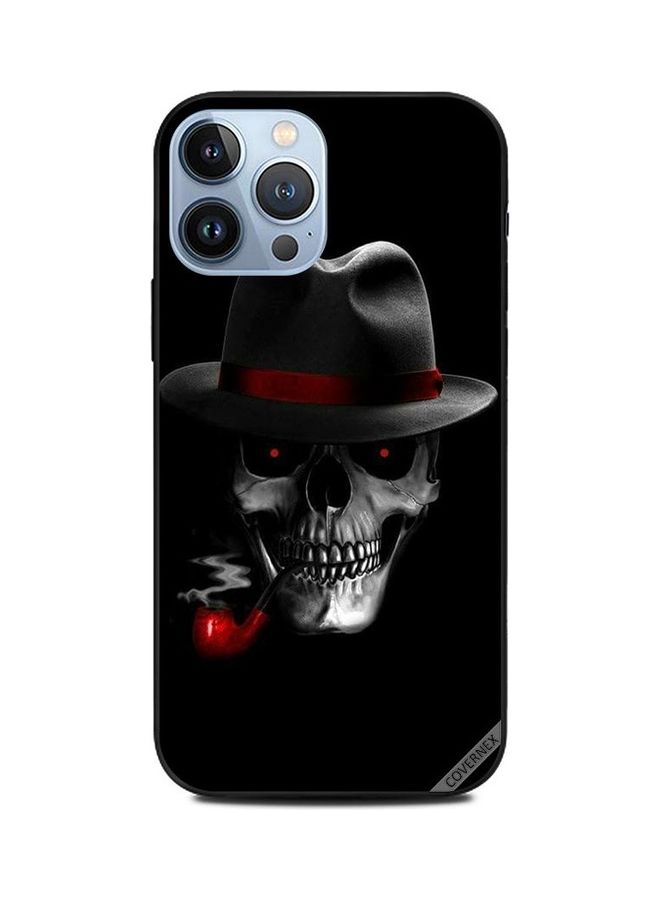 Covernex Protective Case Cover For Apple iPhone 13 Pro Max Hat On Head Black/Red - Image 1