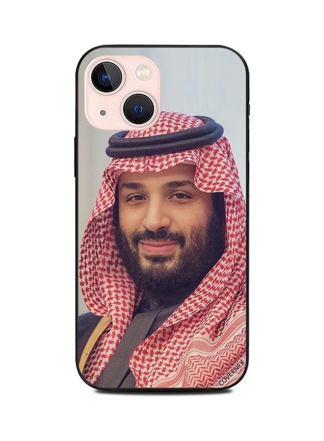 كوفرنيكس غطاء حماية واقٍ بطبعة صورة لطيفة لمحمد بن سلمان لهاتف أبل آيفون 13 ميني متعدد الألوان - Image 1