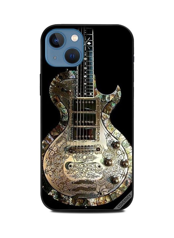 Covernex Guitar Stones Border Printed Protective Case Cover For Apple iPhone 13 Multicolour - Image 1