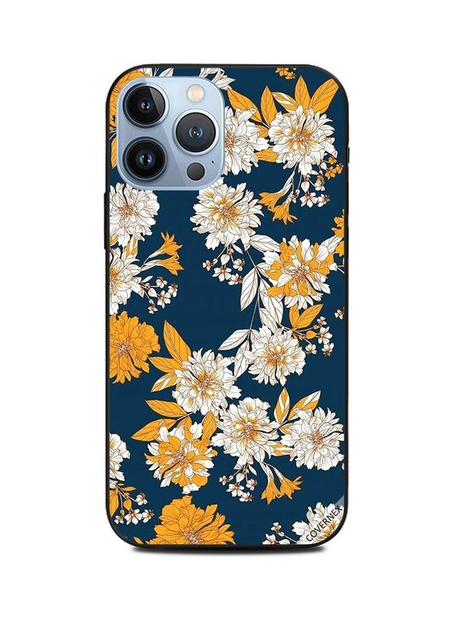 Covernex Protective Case Cover For Apple iPhone 13 Pro Max Flowers and Leaves Pattern Multicolour - Image 1