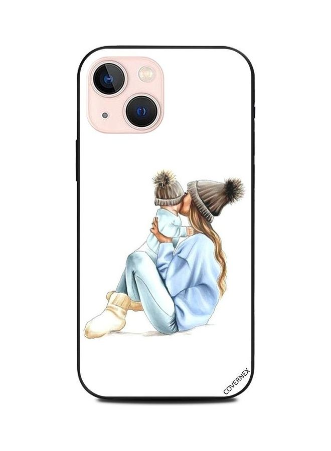 Covernex Apple iPhone 13 Mini Protective Case Cover Printed Featuring Mom Loving Her Kid DESIGN_0731 - Image 1