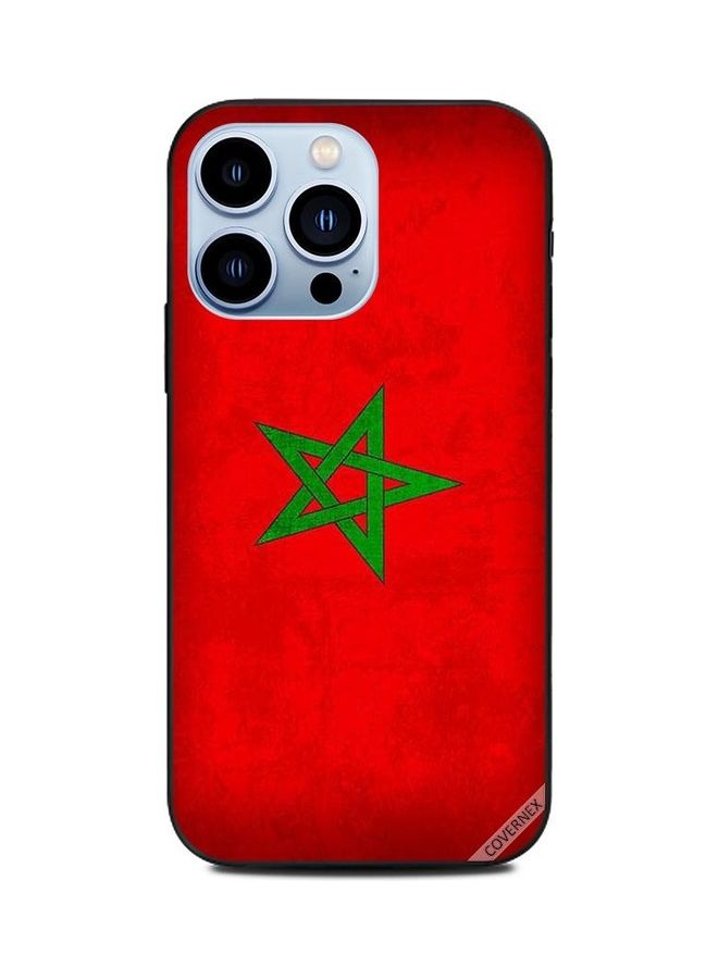 Covernex Protective Case Cover for Apple iPhone 13 Pro Morocco Flag Vintage - Image 1