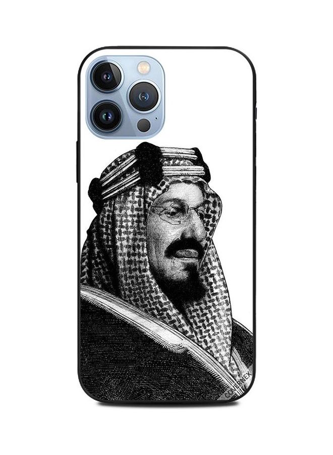 Covernex Apple iPhone 13 Pro Max Protective Case Cover Printed Featuring King Ibn Saud Vintage Photo Art DESIGN_1152 - Image 1