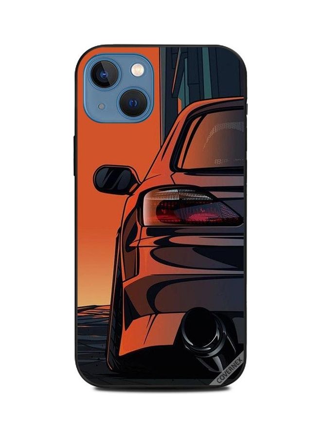 كوفرنيكس غطاء حماية واق لهاتف أبل آيفون 13 بطبعة رسم لخلفية سيارة - Image 1